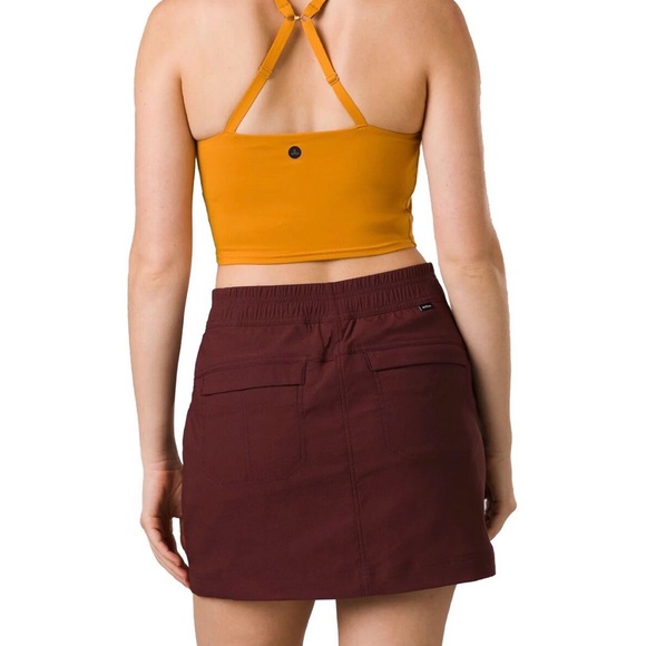 Prana Pants - prAna Halle E-Waist  Skort II Color Cacao size 6 high rise women’s adventure